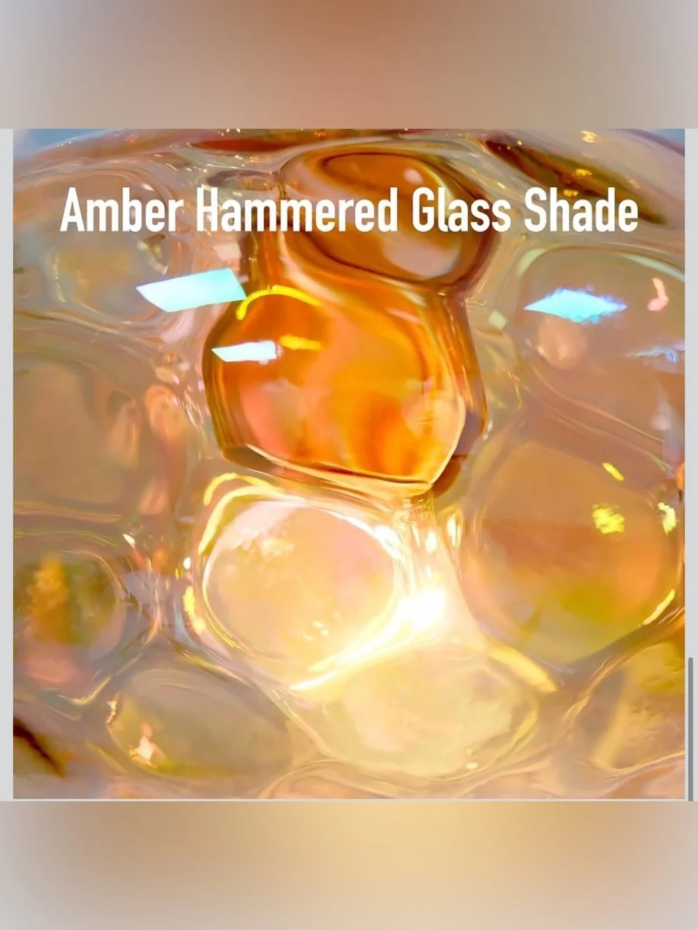 Amber Glass Pendant Lighting, 11